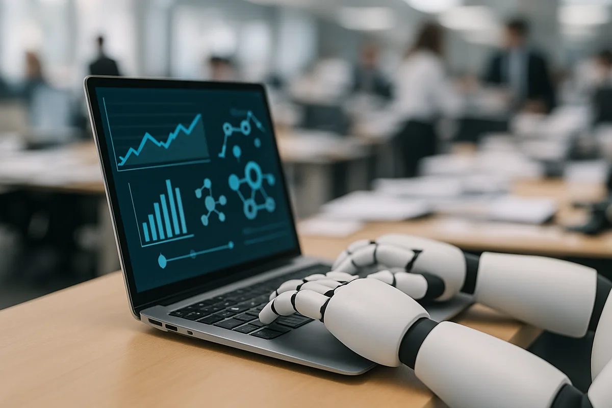 Equipo de FacthorIA colaborando en un proyecto de IA